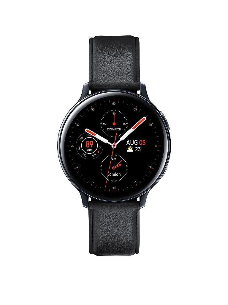 SAMSUNG | Smartwatch Galaxy Watch Active2 LTE Edelstahl 44mm | schwarz