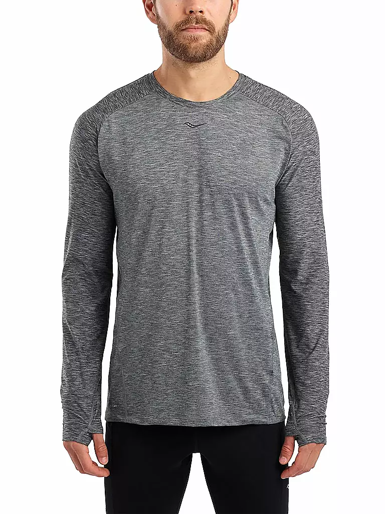 SAUCONY | Herren Laufshirt Breakthru | grau