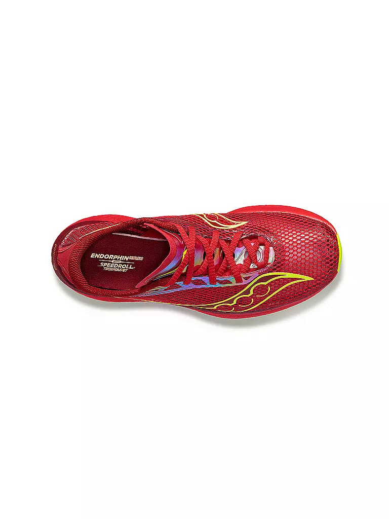 SAUCONY | Herren Wettkampf Laufschuhe Endorphin Pro 3 | rot