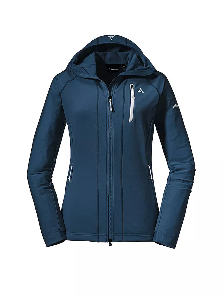 SCHÖFFEL | Damen Fleece Hoodie Ramezza L | blau