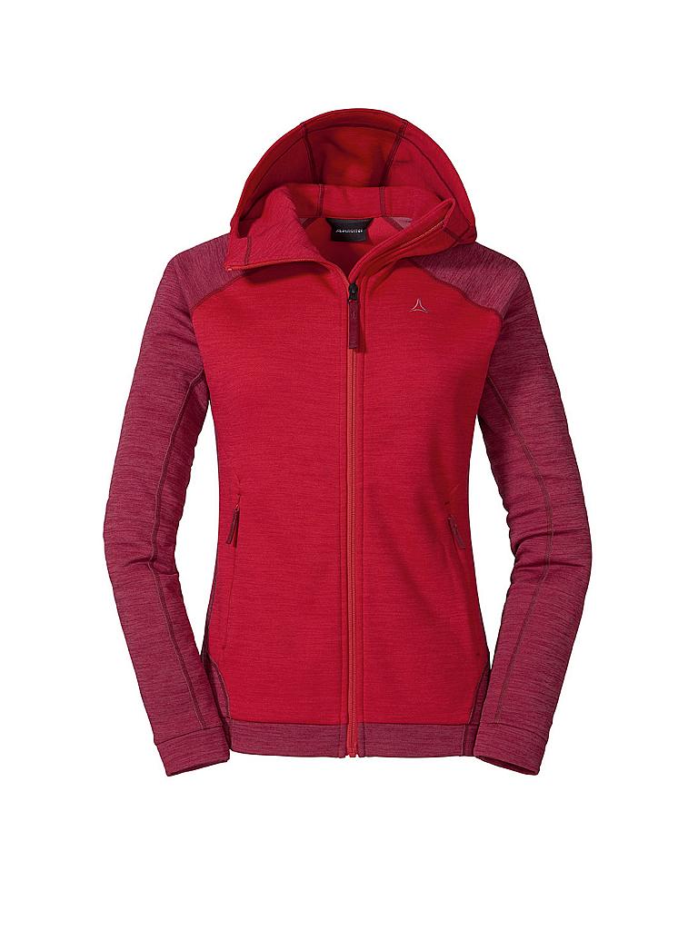 SCHÖFFEL | Damen Fleecejacke Cambrai Hoody | rot