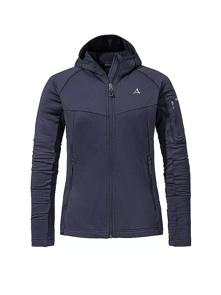 SCHÖFFEL | Damen Fleecejacke Hydalen L Hoodie | dunkelblau