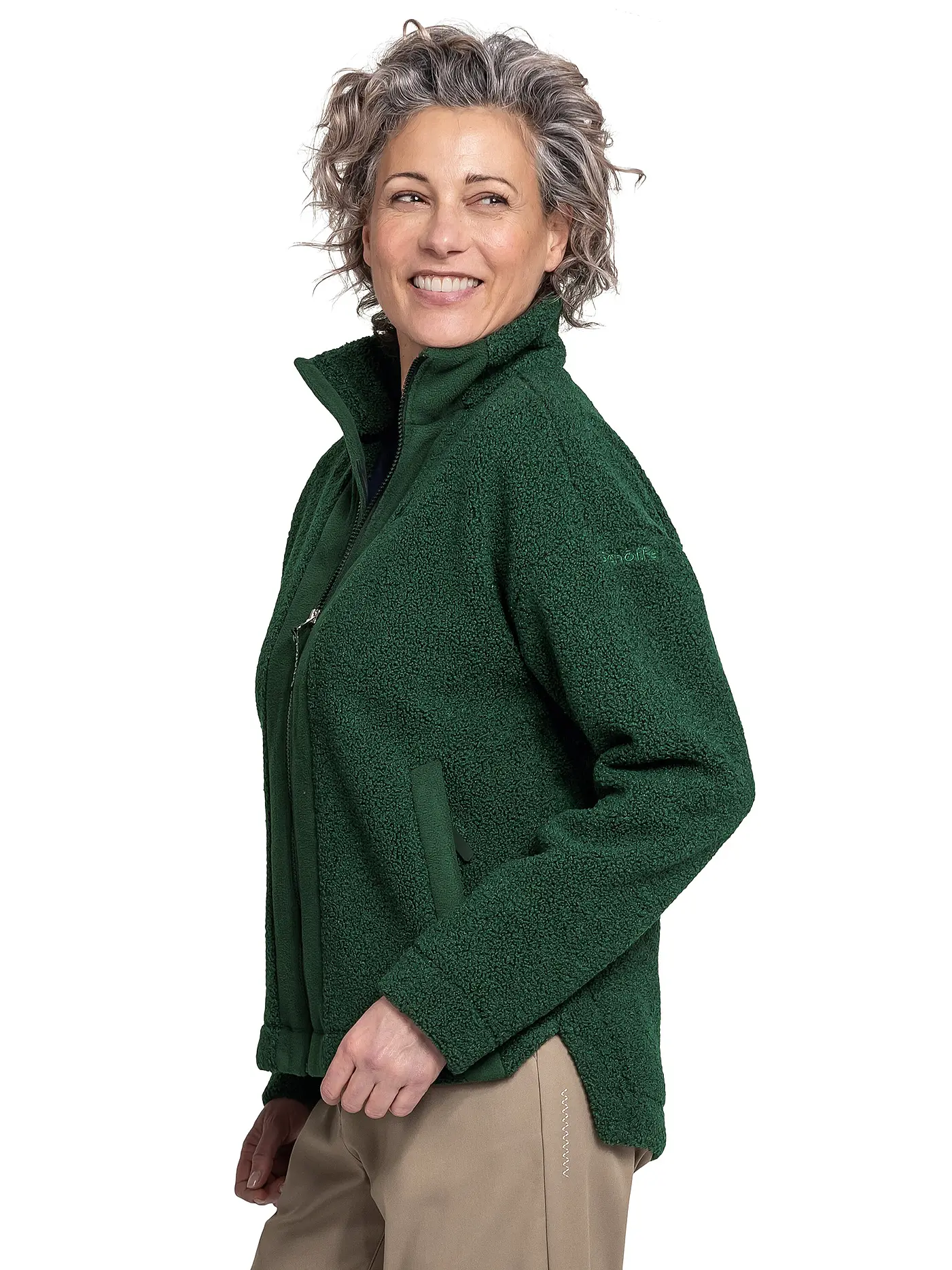 SCHÖFFEL | Damen Fleecejacke Kalmor | dunkelgrün