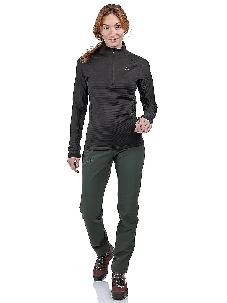 SCHÖFFEL | Damen Funktions Zipshirt Cascata | schwarz
