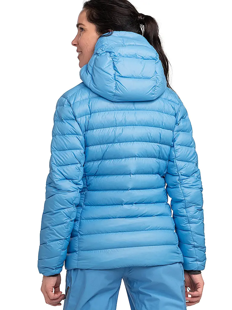 SCHÖFFEL | Damen Isojacke Silvretta Down Hoodie | hellblau