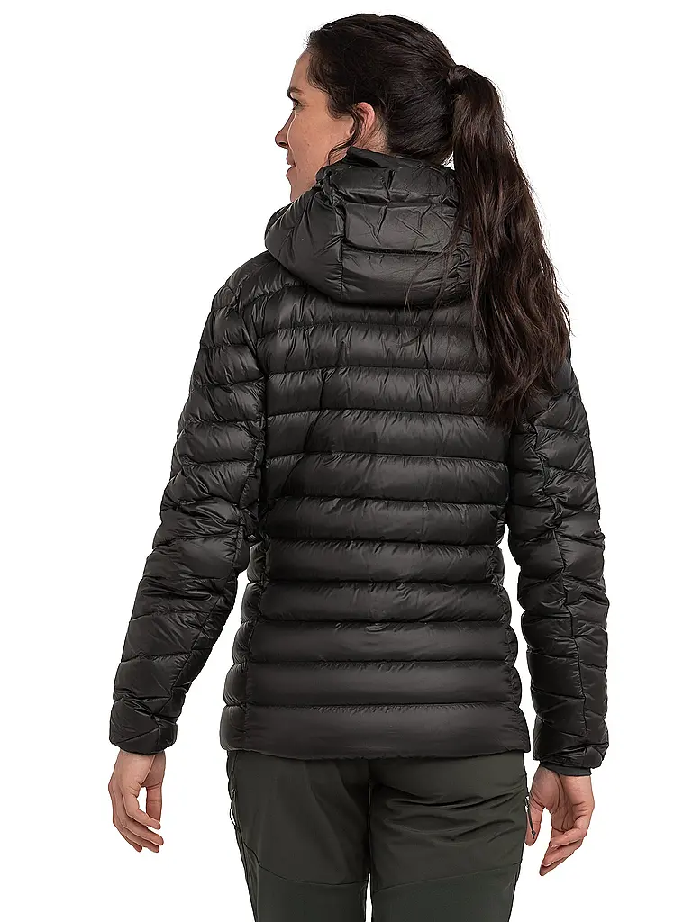 SCHÖFFEL | Damen Isojacke Silvretta Down Hoodie | schwarz