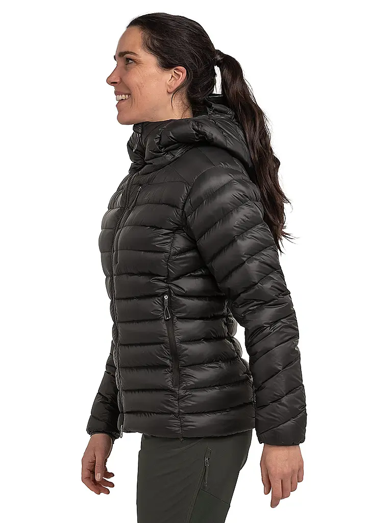 SCHÖFFEL | Damen Isojacke Silvretta Down Hoodie | schwarz
