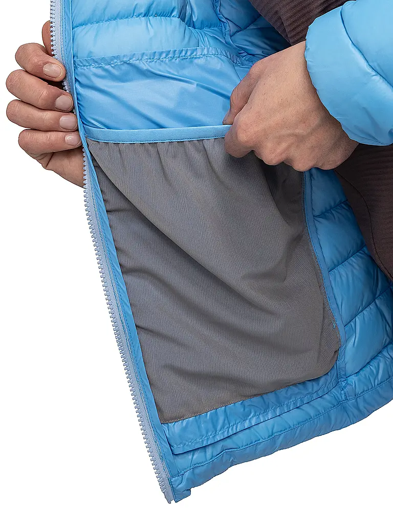 SCHÖFFEL | Damen Isojacke Silvretta Down Hoodie | hellblau