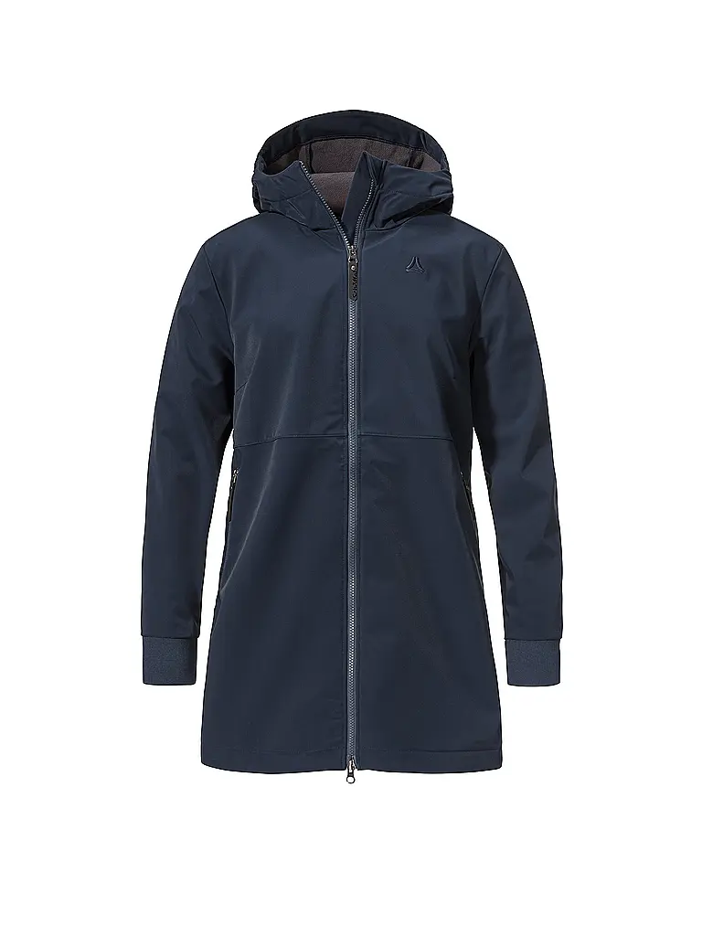 SCHÖFFEL | Damen Softshell Jacke Style Suavio Hoodie | dunkelblau