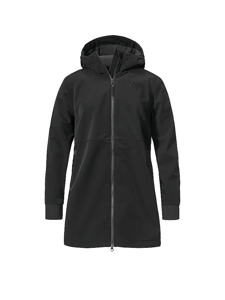 SCHÖFFEL | Damen Softshell Jacke Style Suavio Hoodie | schwarz