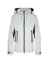 SCHÖFFEL | Damen Softshelljacke Blaueis Hoodie | weiss