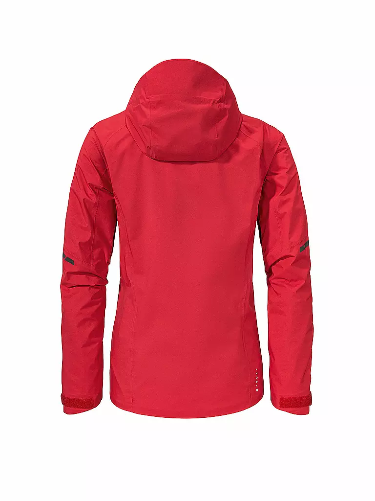 SCHÖFFEL | Damen Tourenjacke Gaschurn 3L Hoodie | rot