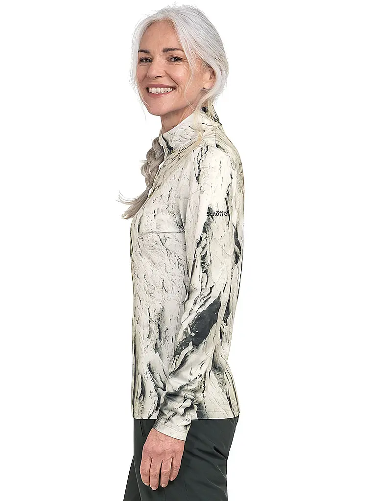 SCHÖFFEL | Damen Unterzieh Zipshirt Schöffel x Tom Hegen | weiss
