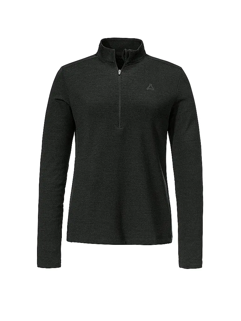SCHÖFFEL | Damen Unterzieh Zipshirt Style Canyfer | schwarz