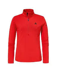 SCHÖFFEL | Damen Unterzieh Zipshirt Style Pine | rot