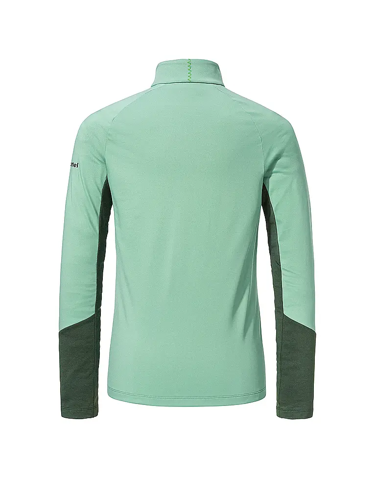 SCHÖFFEL | Damen Unterzieh Zipshirt Style Safoon | hellgrün