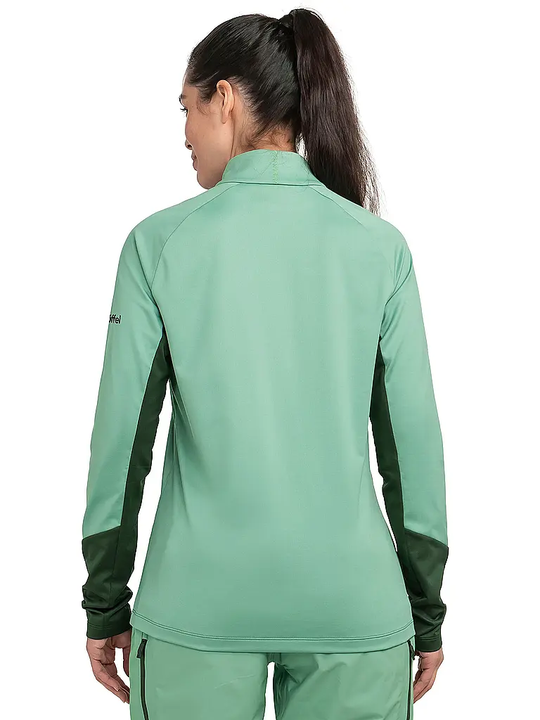 SCHÖFFEL | Damen Unterzieh Zipshirt Style Safoon | hellgrün