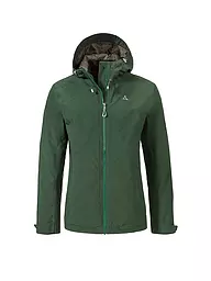 SCHÖFFEL | Damen Wanderjacke Yew 2L ZipIn Hoodie | dunkelgrün