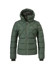 SCHÖFFEL | Damen Winter Isojacke Boston Hoodie | dunkelgrün