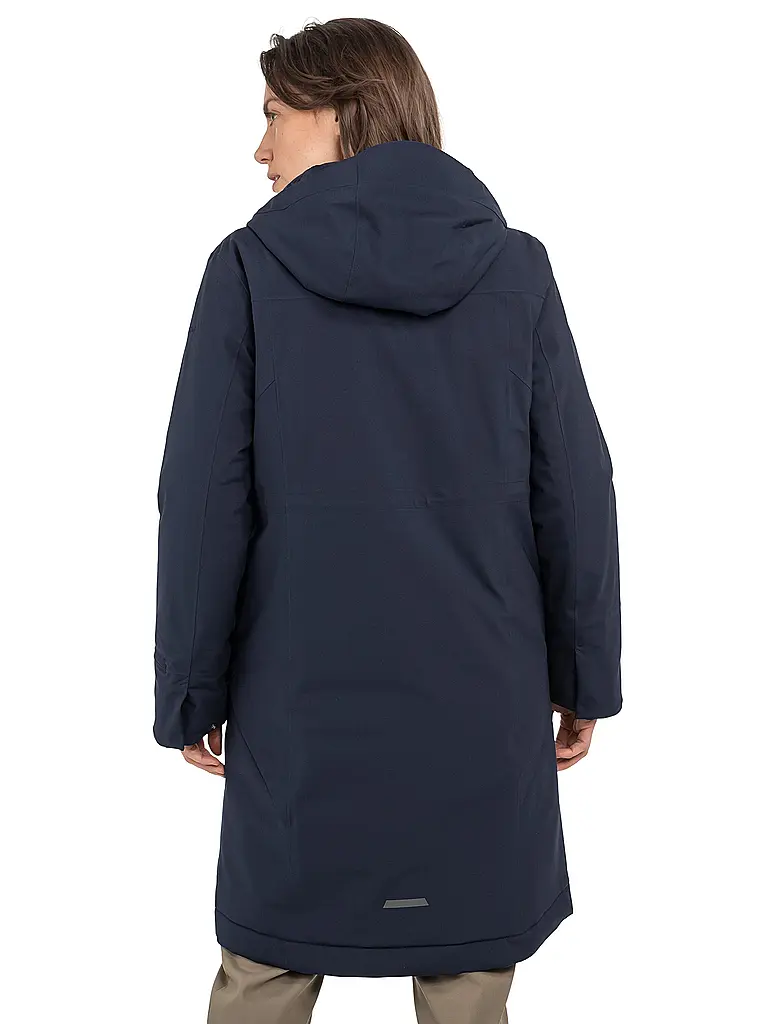 SCHÖFFEL | Damen Wintermantel Style Gregale Hoodie | dunkelblau