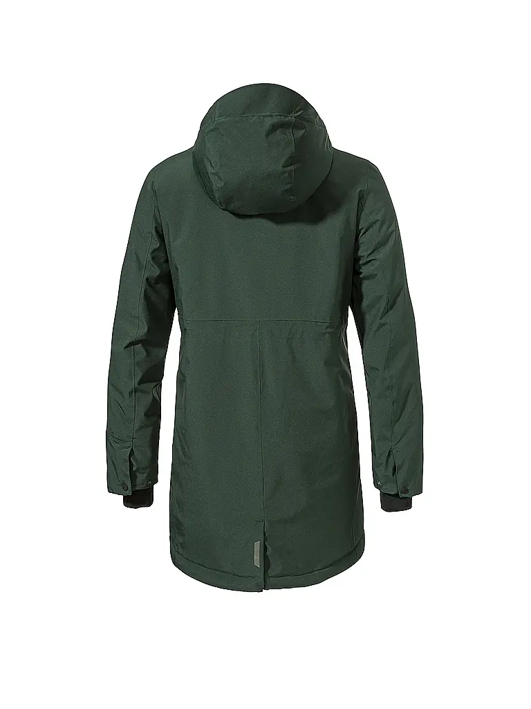 SCHÖFFEL | Damen Winterparka Crivat 2L Hoodie | dunkelgrün