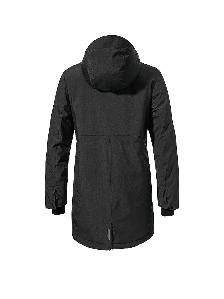 SCHÖFFEL | Damen Winterparka Crivat 2L Hoodie | schwarz