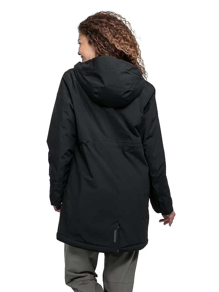SCHÖFFEL | Damen Winterparka Crivat 2L Hoodie | schwarz
