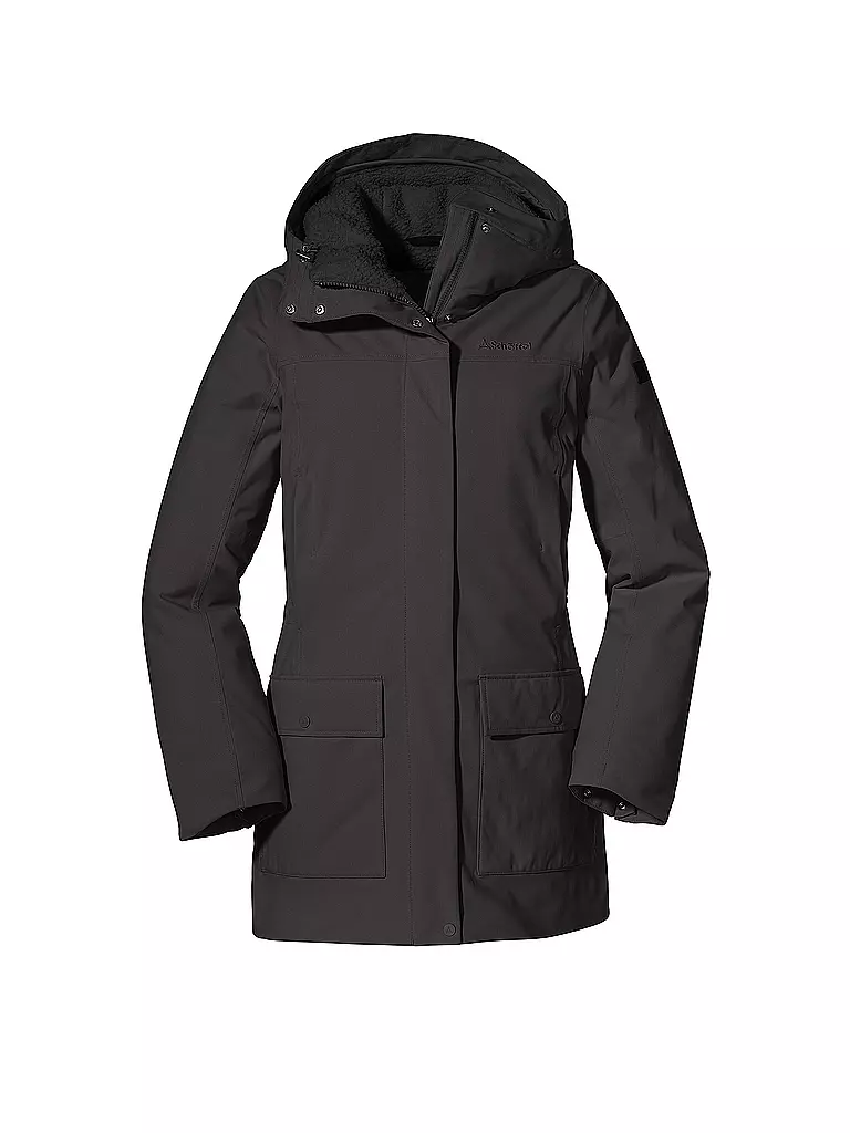 SCHÖFFEL | Damen Winterparka Rotterdam L | schwarz