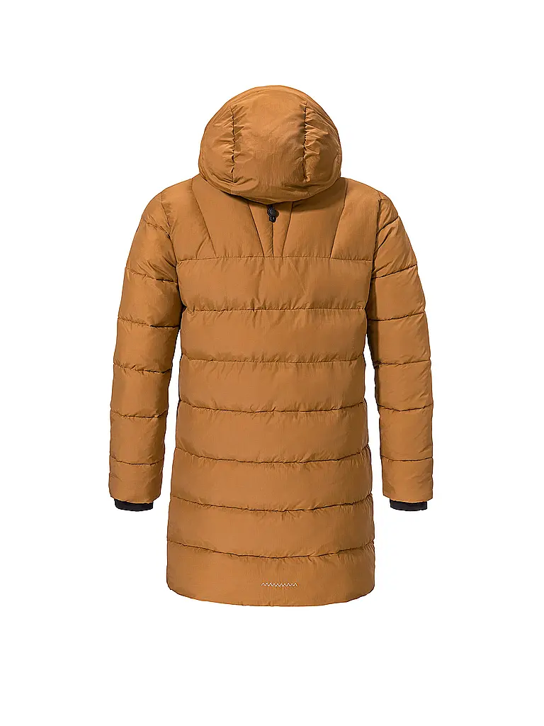 SCHÖFFEL | Damen Winterparka Style Boslix Hoodie | senf