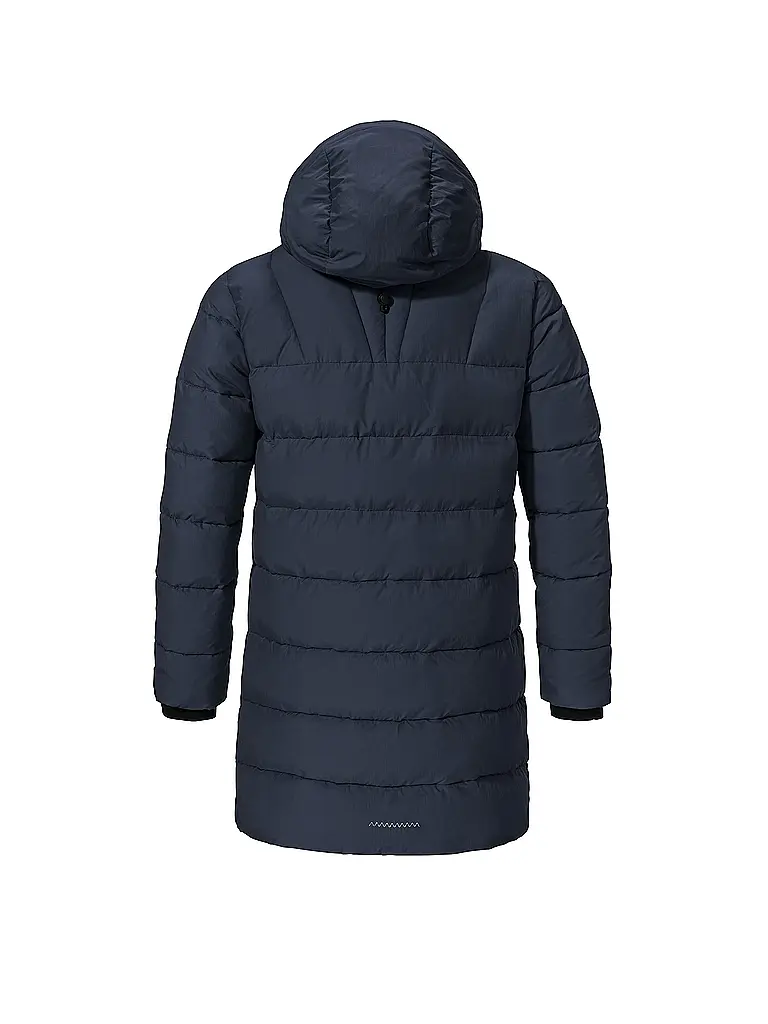 SCHÖFFEL | Damen Winterparka Style Boslix Hoodie | dunkelblau