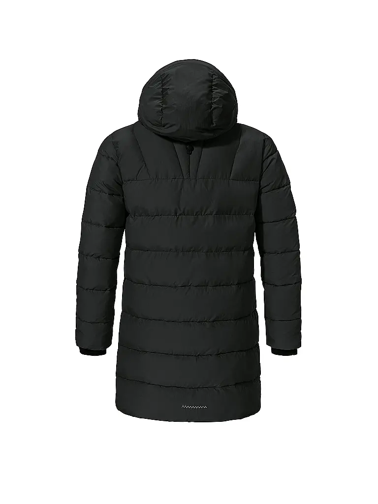 SCHÖFFEL | Damen Winterparka Style Boslix Hoodie | schwarz