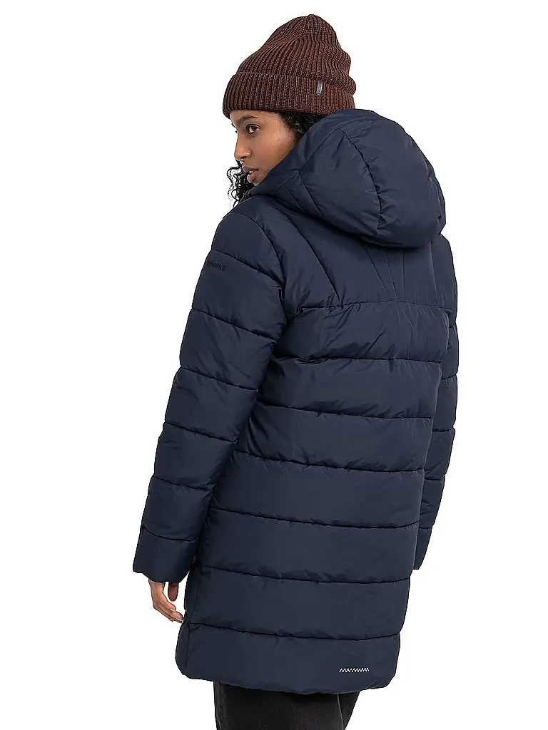 SCHÖFFEL | Damen Winterparka Style Boslix Hoodie | dunkelblau