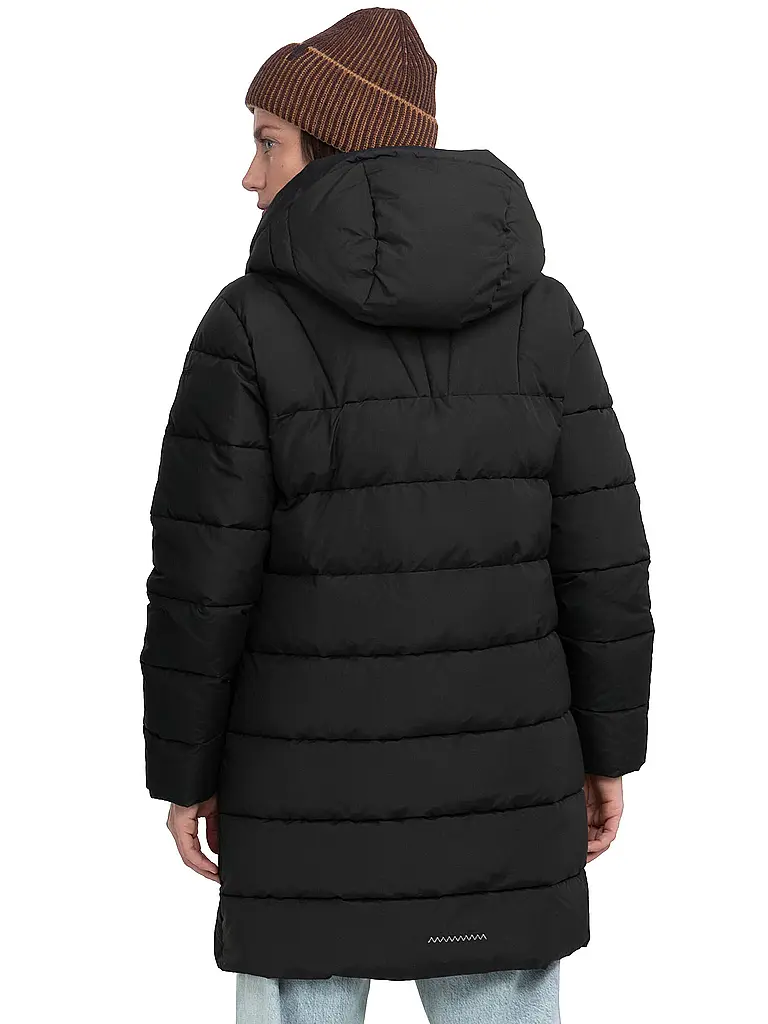SCHÖFFEL | Damen Winterparka Style Boslix Hoodie | schwarz