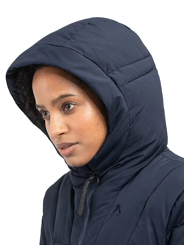 SCHÖFFEL | Damen Winterparka Style Boslix Hoodie | dunkelblau