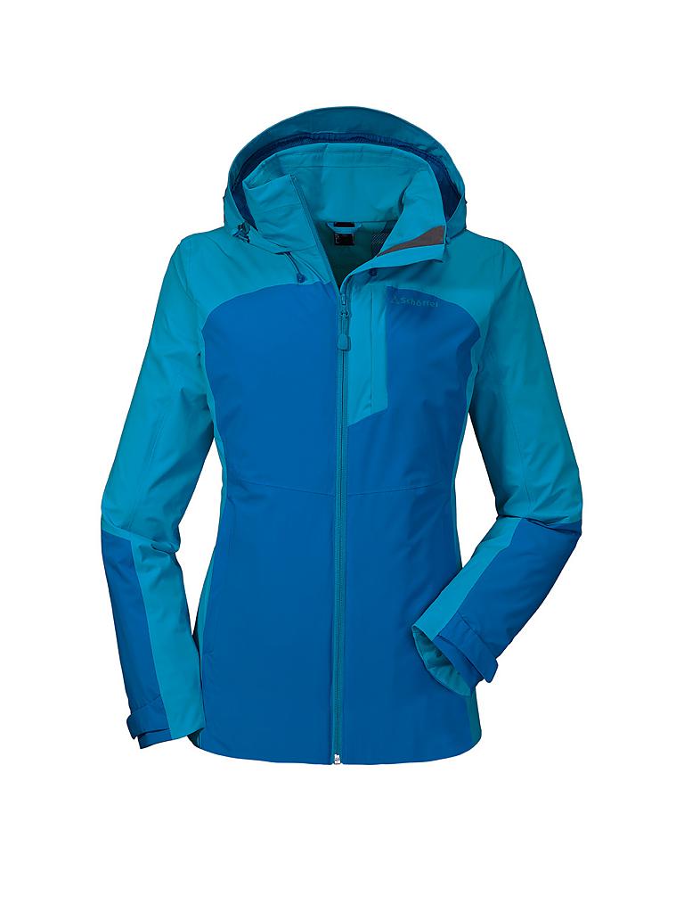 SCHÖFFEL | Damen ZipIn! Wanderjacke Alyeska 2L | türkis