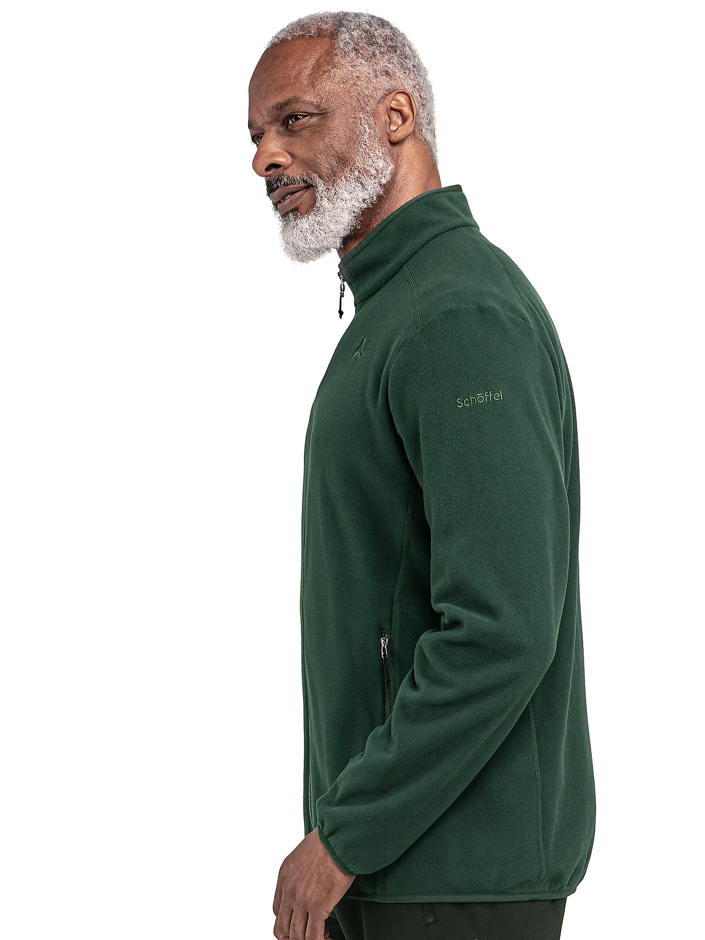 SCHÖFFEL | Herren Fleecejacke Ash | dunkelgrün