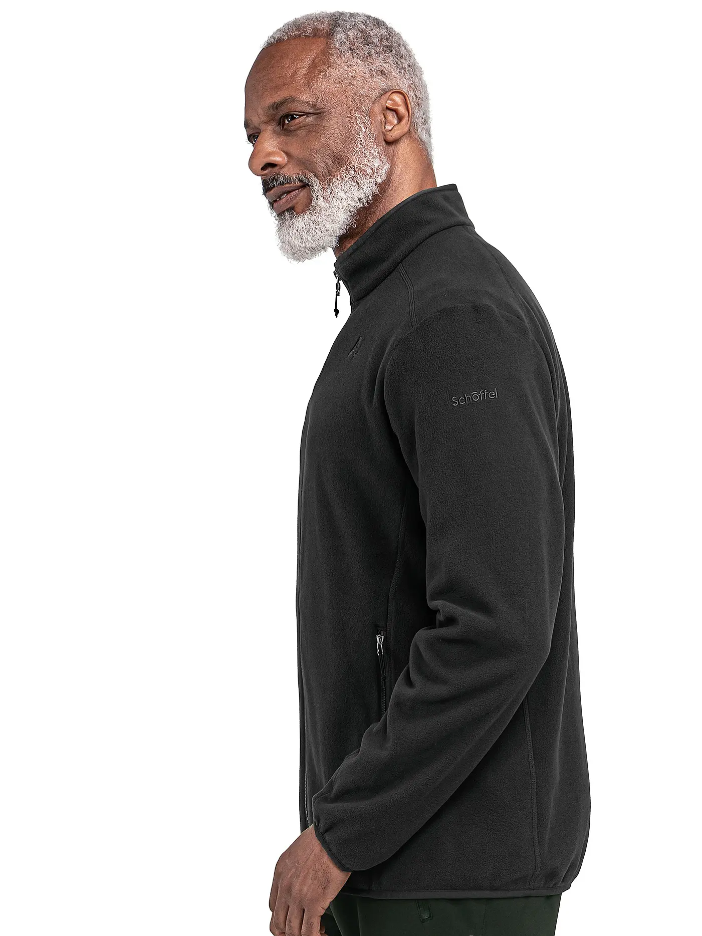 SCHÖFFEL | Herren Fleecejacke Ash | schwarz