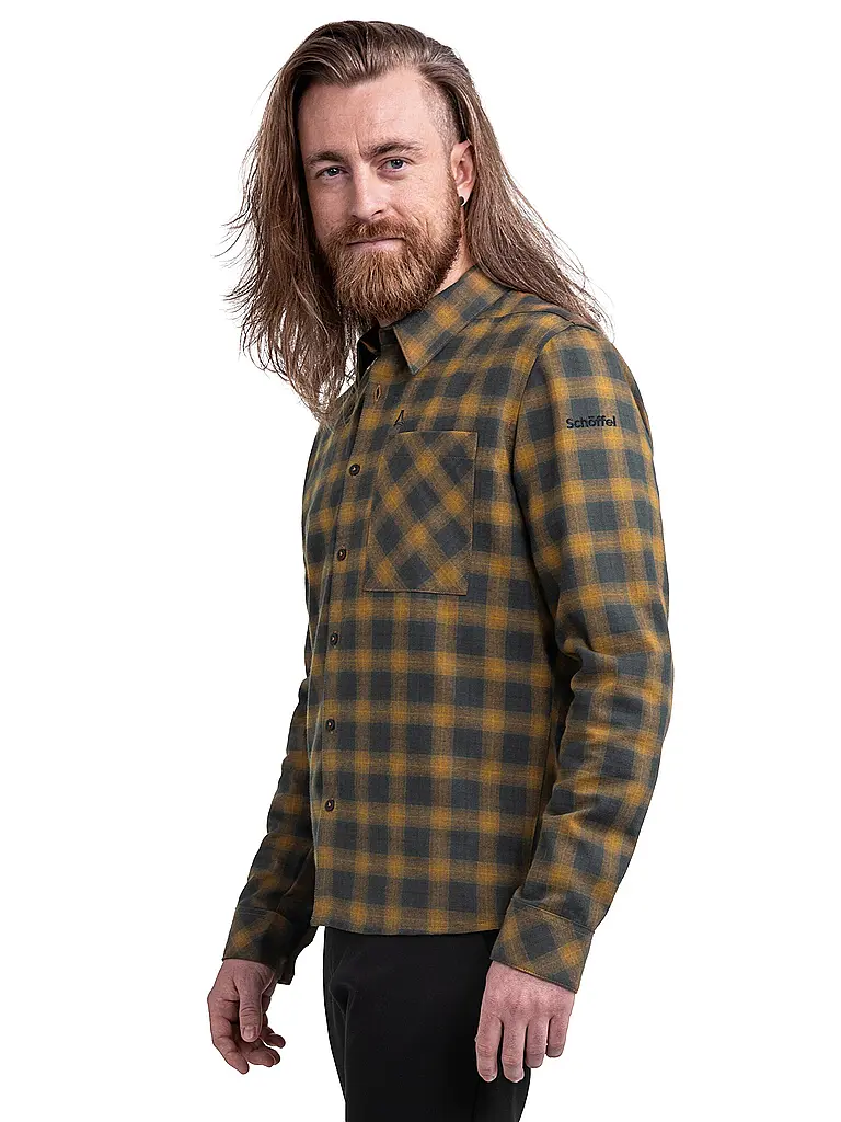SCHÖFFEL | Herren Hemd Kleion | senf
