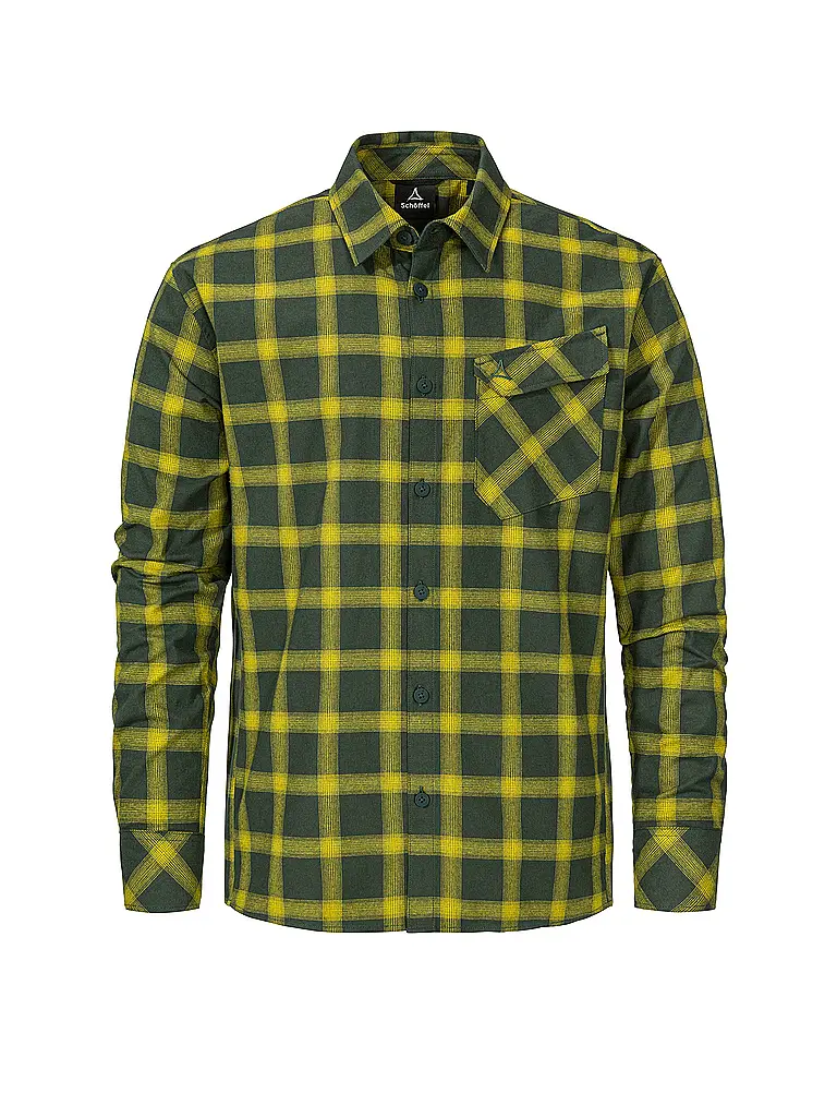 SCHÖFFEL | Herren Hemd Poplar | gelb