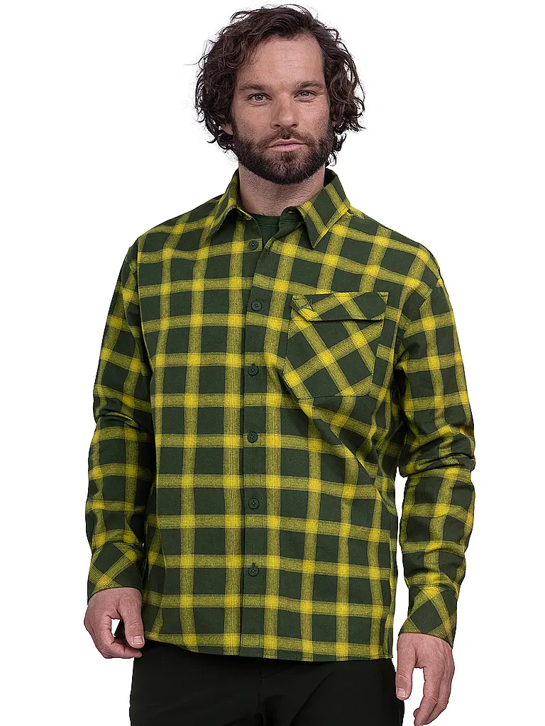 SCHÖFFEL | Herren Hemd Poplar | gelb
