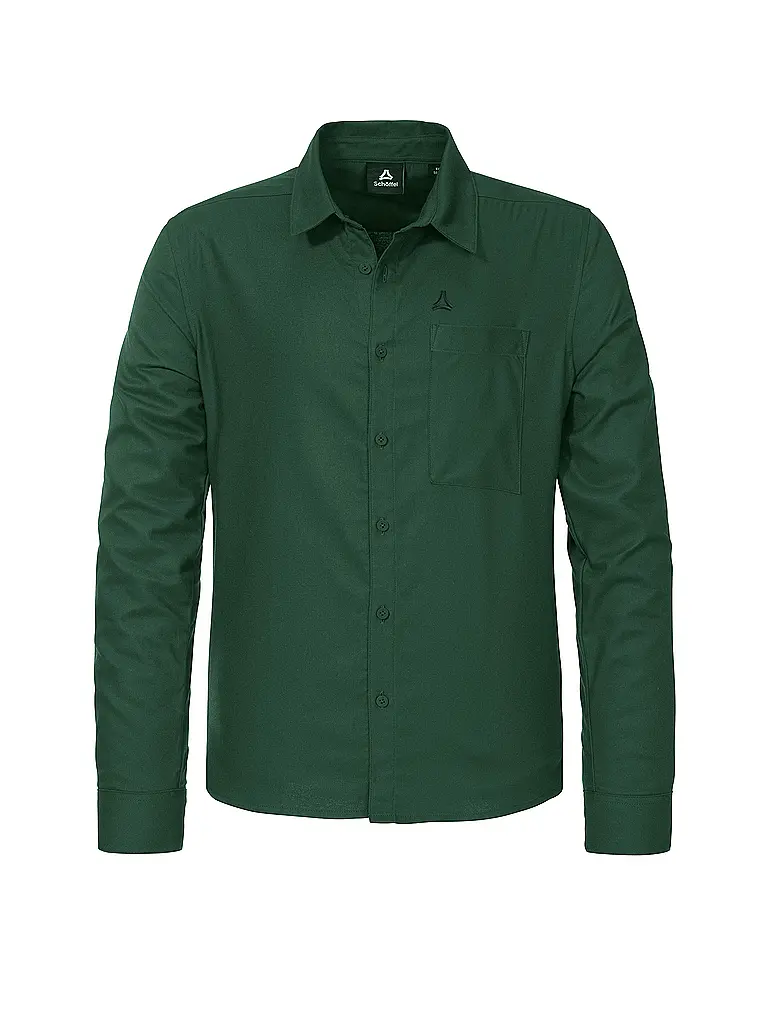 SCHÖFFEL | Herren Hemd Style Kleion | dunkelgrün
