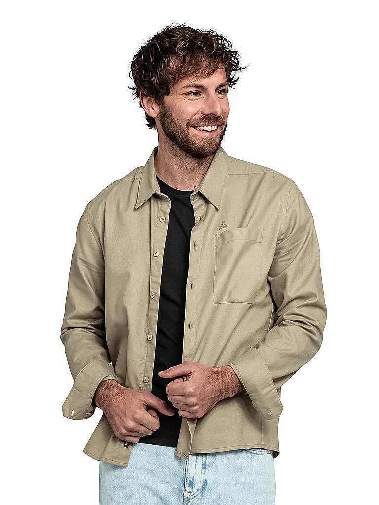 SCHÖFFEL | Herren Hemd Style Kleion | camel
