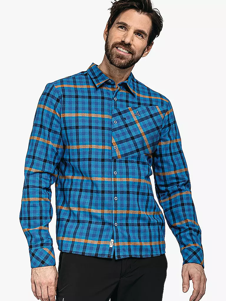 SCHÖFFEL | Herren Outdoorhemd Almkogel M | blau