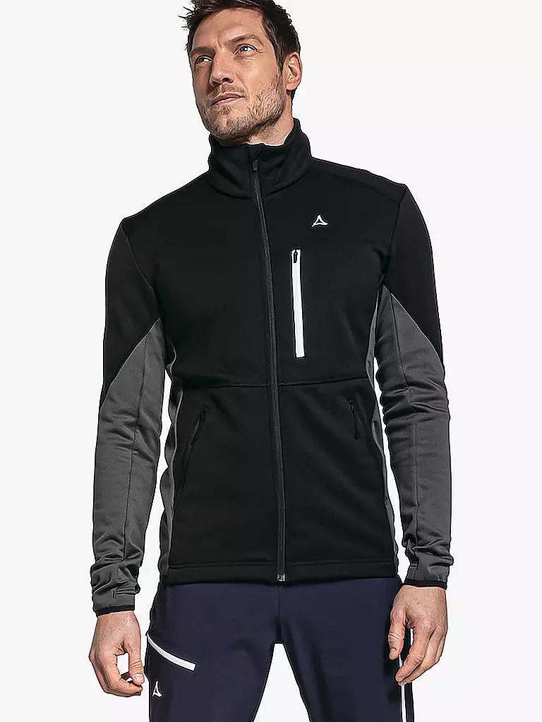 SCHÖFFEL | Herren Touren Fleecejacke Lodron M | schwarz