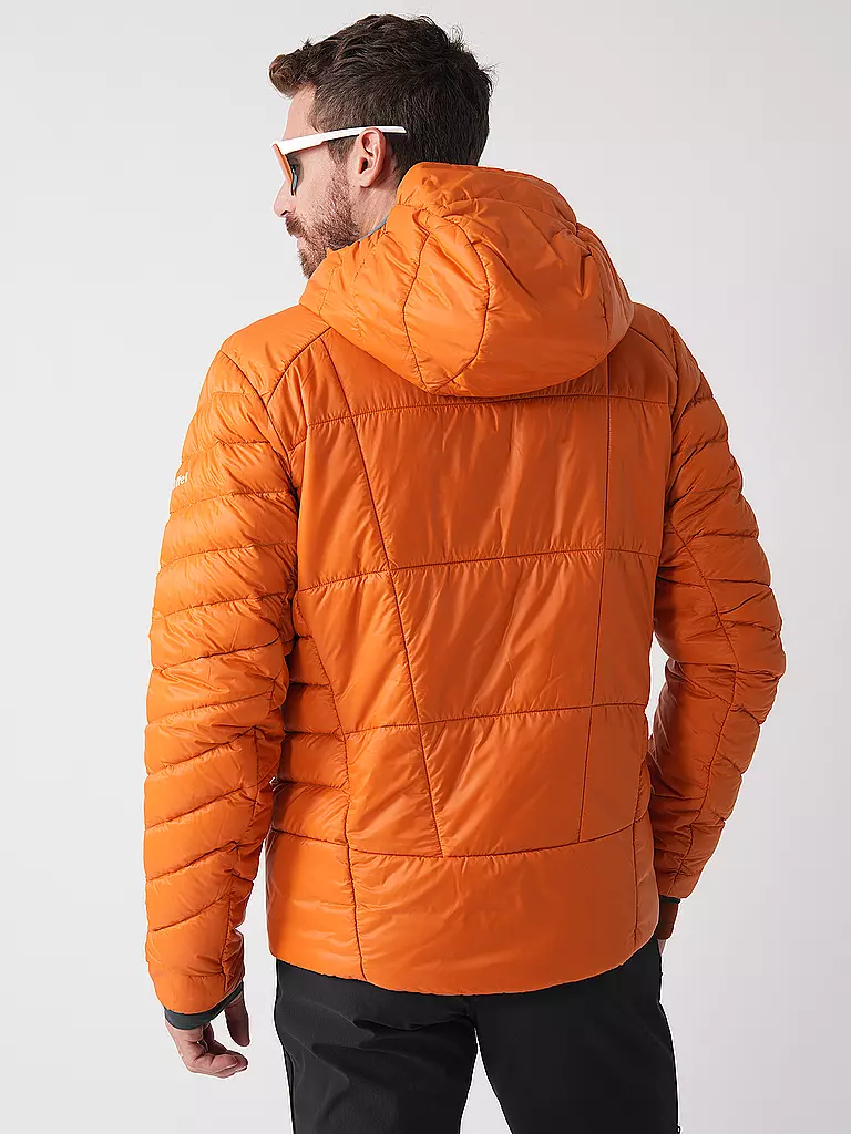 SCHÖFFEL | Herren Touren Isojacke Tschierval Hoodie | orange