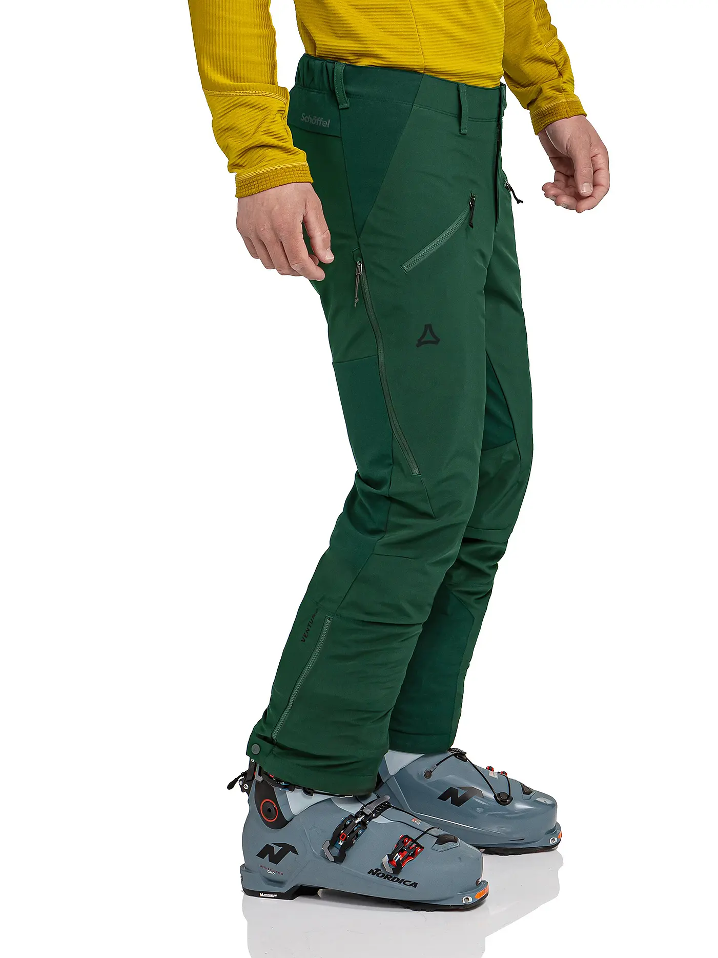 SCHÖFFEL | Herren Touren Softshellhose Milagle | dunkelgrün