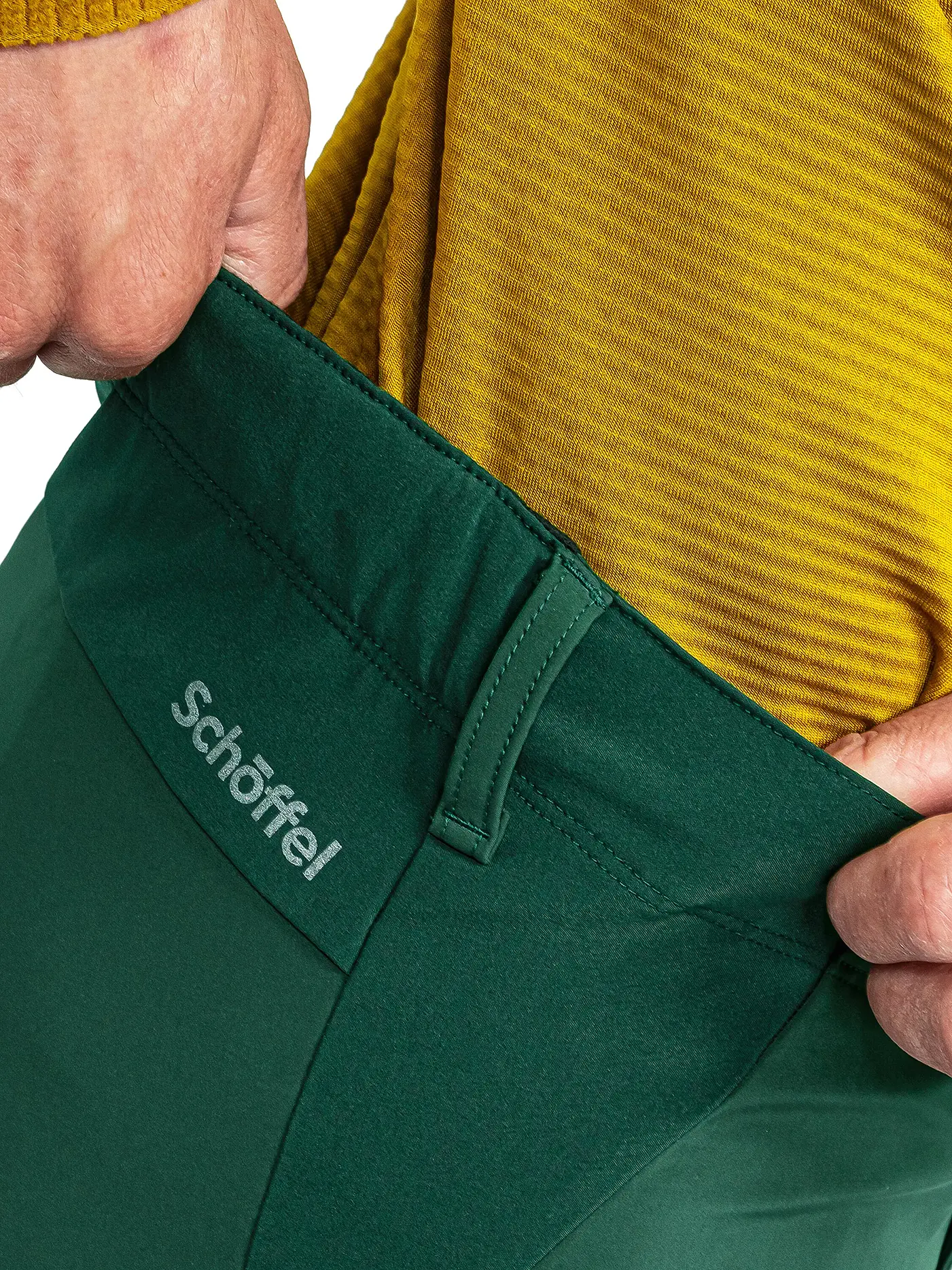 SCHÖFFEL | Herren Touren Softshellhose Milagle | dunkelgrün