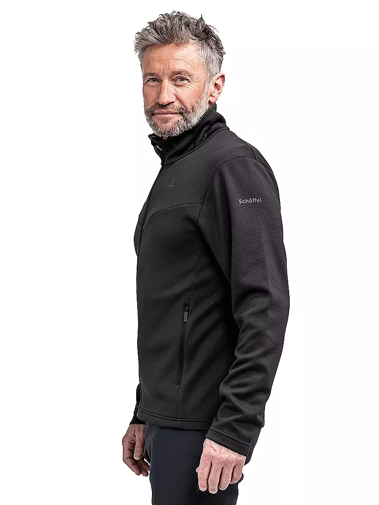 SCHÖFFEL | Herren Unterzieh Jacke Style Pine Fleece | schwarz