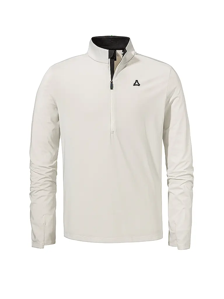 SCHÖFFEL | Herren Unterzieh Zipshirt Style Pine | creme
