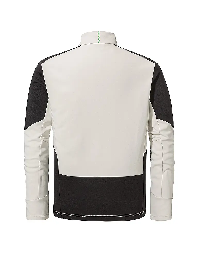 SCHÖFFEL | Herren Unterzieh Zipshirt Style Pontre Fleece | weiss